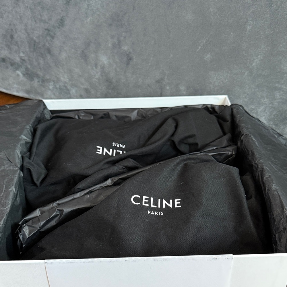 Celine Women's Classic White High-Top Sneakers - Picture 4 of 4